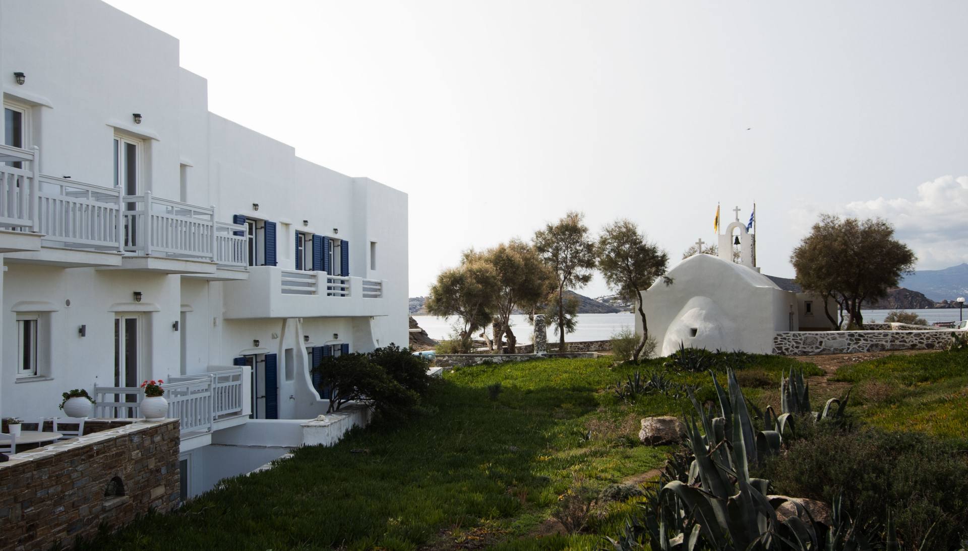 Galini Hotel in Naxos at Saint George Beach